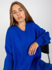 RUE PARIS Klasičen ženski pulover Elizald kobalt Universal