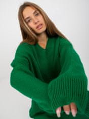 RUE PARIS Klasičen ženski pulover Elizald zelena Universal