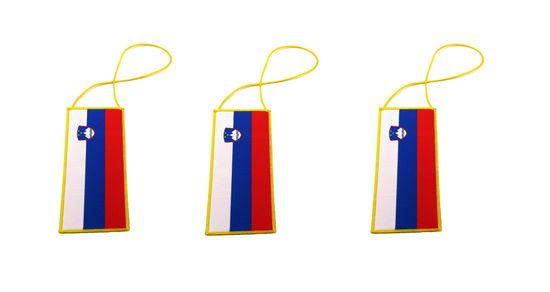 PTI Slovenija zastava za obešanje - 3 kosi