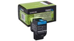 Lexmark 702HC C (70C2HC0) 3k moder, originalen toner