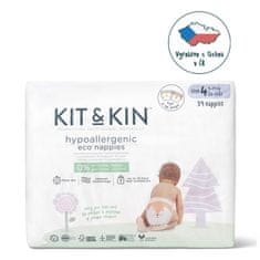Kit & Kin Plenice za enkratno uporabo Eco 4 (9-14 kg) 32 kosov