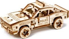 Wooden city 3D sestavljanka Hitri policijski avto