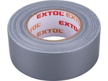 Extol Premium Lepilni trak Extol Premium 8856312 tekstilni/univerzalni, 50 mm x 50 m, debelina 0,18 mm, siv