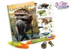 DinosArt beležnica s ključavnico