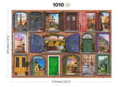 Wooden city Lesena sestavljanka Odprta in zaprta vrata 2v1, 1010 kosov EKO