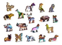 Wooden city Lesena sestavljanka Amazing Animal Kingdom 2v1, 1010 kosov ECO