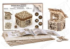 Wooden city 3D sestavljanka Skrivnostna škatla 176 kosov