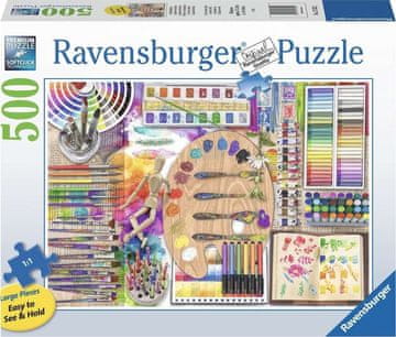 Ravensburger Puzzle Artist's palette XXL 500 kosov