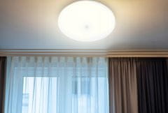 LUMILED Stropna svetilka LED plafon NOTUS 24W 4000K okrogla bela 38cm s senzorjem gibanja