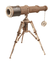Robotime Monocular Teleskop, lesena 3D sestavljanka, (ROKR ST004)