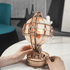 Robotime Svetlobni globus, lesena 3D sestavljanka, (ROKR ST003)