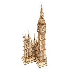 Robotime Model Big Ben, Lesena 3D sestavljanka z lučkami, (TG507)