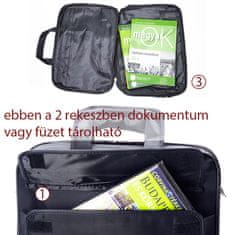 Dollcini Moška torba za prenosni računalnik, nepremočljiva, odporna na praske