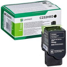 Lexmark C232HK0 HC črn, originalen toner