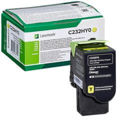 Lexmark C232HY0 HC rumen, originalen toner