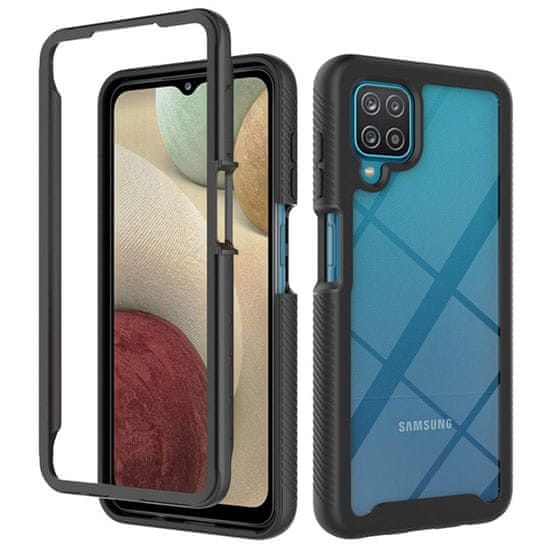 Techsuit Techsuit Defense360 Pro + Zaščitna folija, Samsung Galaxy A12 / A12 Nacho, črna