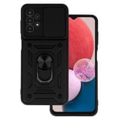 ToP Slide Camera Armor Case, Samsung Galaxy A13 4G, črn
