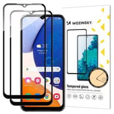 WOZINSKY Wozinsky 2x 5D Zaščitno kaljeno steklo, Samsung Galaxy A14 / A14 5G, črn