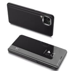 HURTEL Clear view črn etui za telefon Samsung Galaxy A22 4G