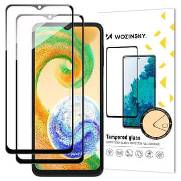 WOZINSKY Wozinsky 2x 5D Zaščitno kaljeno steklo, Samsung Galaxy A04s, črn