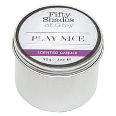 Fifty Shades of Grey Masažna sveča "Play Nice" - vanilija (R626970)