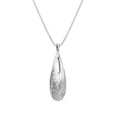Hot Diamonds Elegantna srebrna ogrlica z diamantom Quest DP831 (verižica, obesek)