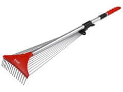 Extol Premium Grablje nastavljive s teleskopskim ročajem, dolžina 80-158cm, premer 18-59cm