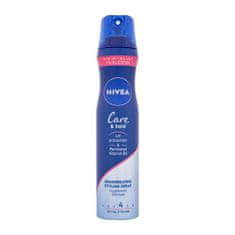 Nivea Care & Hold Regenerating Styling Spray lak za lase močna fiksacija 250 ml za ženske
