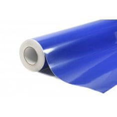 CWFoo Barvna samolepilna folija - modra BLU01 122x1000cm - interier/eksterier