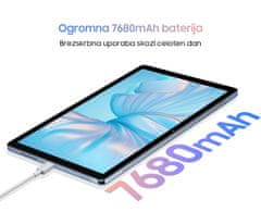 Blackview TAB 80 tablični računalnik, 25,65 cm (10,1), 4G-LTE, 8GB/128GB + ovitek, moder (Misty Blue)