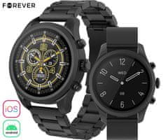 Forever Verfi SW-800 pametna ura, črna (Carbon Black)