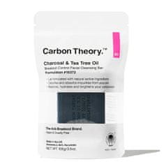 Carbon Theory Čistilno milo za obraz Charcoal & Tea Tree Oil Breakout Control (Facial Clean sing Bar) 100 g