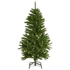 Vidaxl Umetna novoletna jelka 150 LED diod in komplet bučk 120 cm