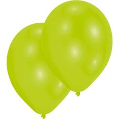 Amscan Latex baloni limetno zeleni 10 kosov 27,5 cm -