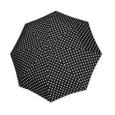 Doppler Ženski zložljivi dežnik Black &white 7441465BW 06