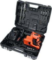 YATO Komplet SDS plus akumulatorski udarni vrtalnik 18V 3Ah + kovček