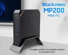 Blackview MP200 namizni mini računalnik, i5-11400H, 16GB, SSD1TB, W11P (BV-PC-MP200-16-1T-B)