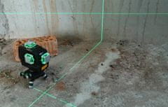 Deko Akumulatorski zeleni 12 linijski laserski nivelir 2×1,5Ah 12PB1