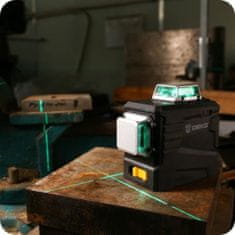 Deko Akumulatorski zeleni 12 linijski laserski nivelir 1,5Ah 12PB2