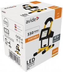 Avide polnilni prenosni reflektor, LED, 10 W, IP65, 4000 K