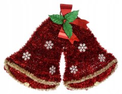 shumee Božični okrasni zvonci 50 cm