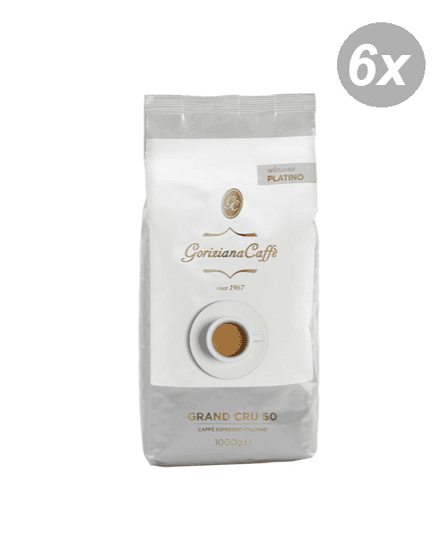GORIZIANA Kava v zrnu, SELEZIONE PLATINO: GRAND CRU 50 6x 1 kg