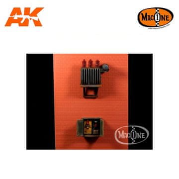 Mac-One maketa-miniatura Električni transformator mod.A • maketa-miniatura 1:35 diorame • Level 4