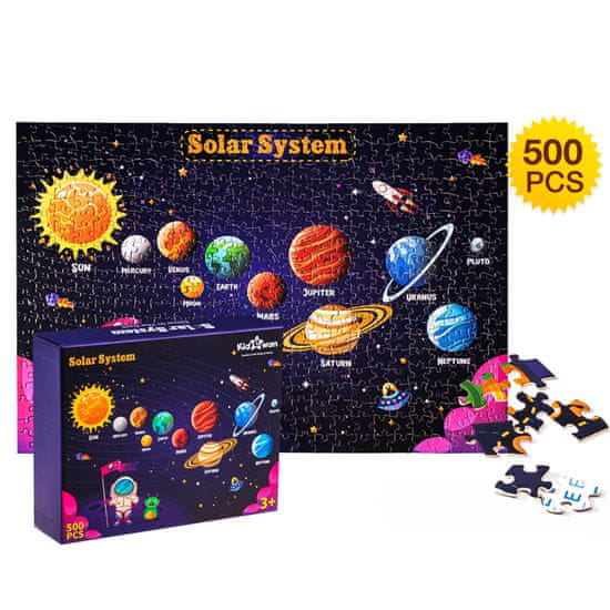 Aga4Kids Otroška sestavljanka Sončni sistem 500 kosov