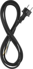 Emos S03130 priključni kabel, guma, 3×1,0 mm, črn, 3 m