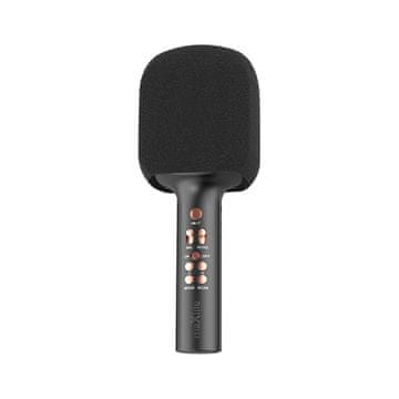 maXlife Mikrofon z Bluetooth zvočnikom MXBM-600, črn