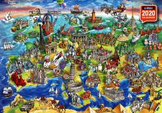 AnaTolian Puzzle Evropski svet 1500 kosov