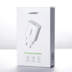 Ugreen CD137 USB-C polnilnik PD QC 3A 20W, bíla
