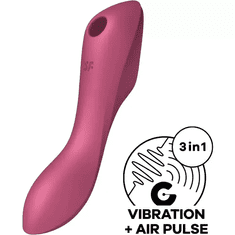 Satisfyer Air STIMULATOR KLITORISA Satisfyer Curvy Trinity 3 Red