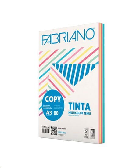 Fabriano Papir barvni mix a3 80g pastel 1/250